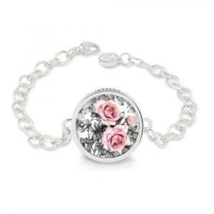 Armband für Damen mit einem blumigen Rosenmuster