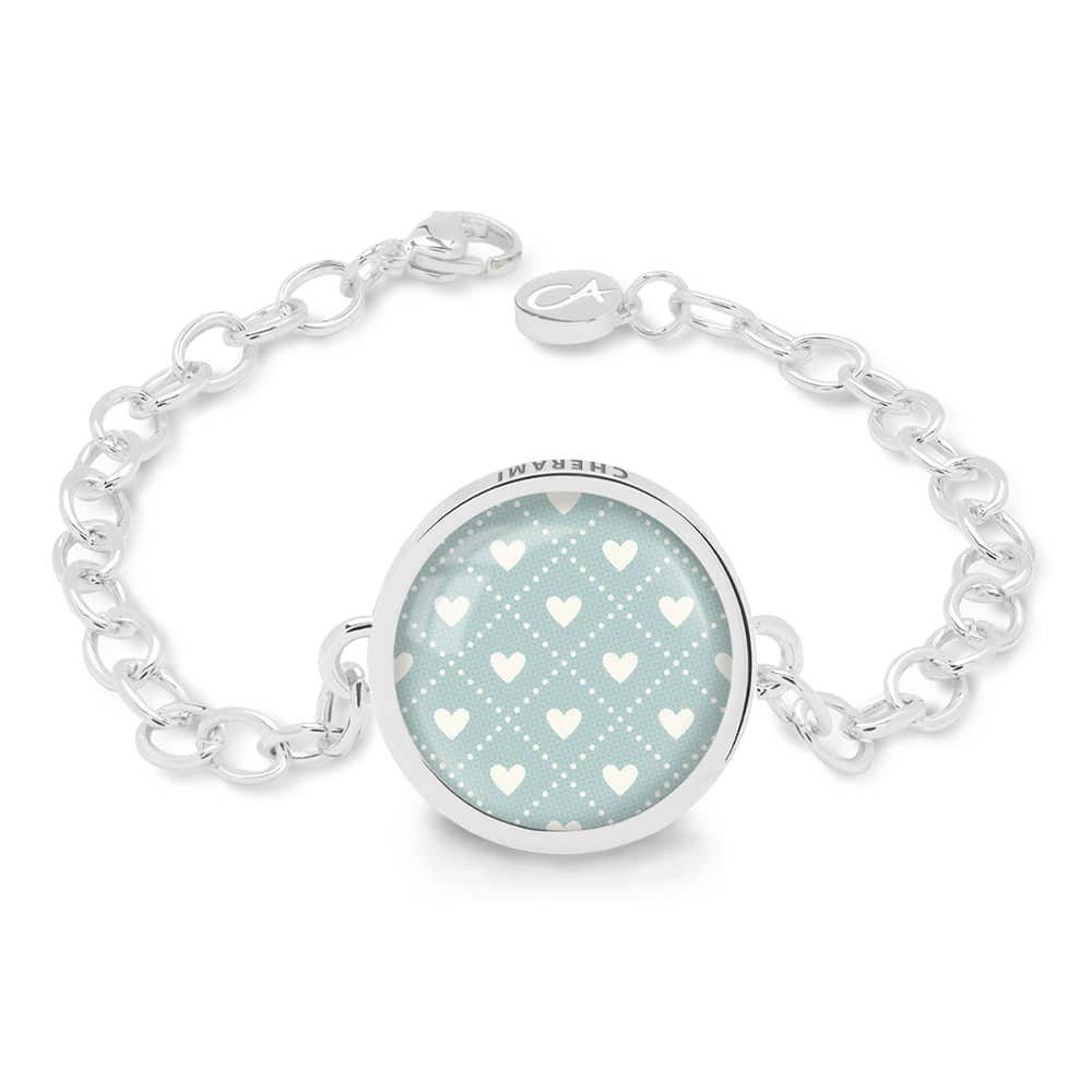 Armband Herzmuster, Valentinstag Geschenk