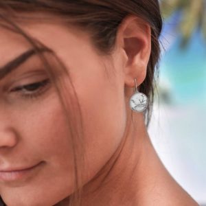 Ohrringe für Sie, Ohrringe im Marble-Look von Cherami Schmuck