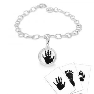 Charm-Armband mit echtem Abdruck personalisiert