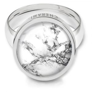 Marmor Look, Ring mit Marmor, Damenring